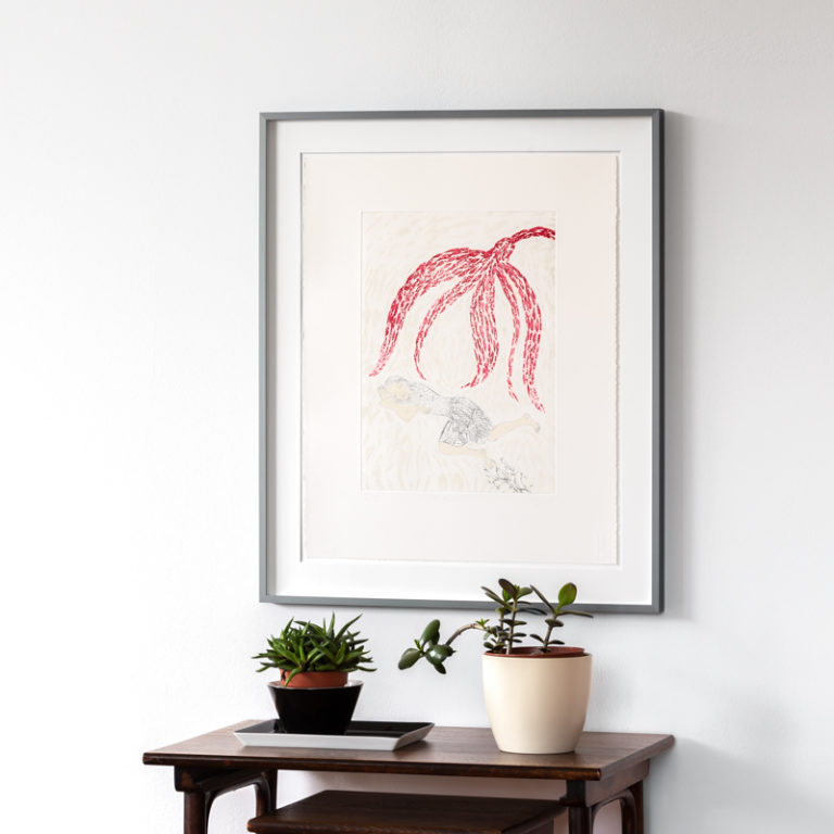„Traum, 2018“ von Anna Stangl für die Edition women 1 art in print